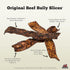 9 oz Redbarn Pet Products All-Natural Rawhide Bully Slices - Bully Stick Flavor - Premium Grain-Free Beef Hide Treats