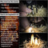 Survival Paracord Bracelet - 20 in 1 Tactical Survival Gear Set with Fire Starter, Waterproof SOS Light