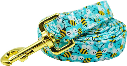 Elegant Little Tail Holiday Dog Leash, Durable Soft Cotton Handle for Small, Medium, Large Dogs