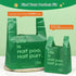 KropBom 125 Count 70% Cat Poop Bags with Handles, Disposable Litter Bags for Pet Poop, Extra-Thick Kitty Cat Waste Bags