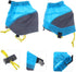 NOLITOY Low Lightweight Trail Running Gaiters - Waterproof Ankle Gaiters for Shoes Boots, Hiking, Walking, Blue