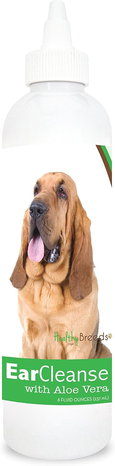 Healthy Breeds Bloodhound Ear Cleanse with Aloe Vera - Cucumber Melon 8 oz