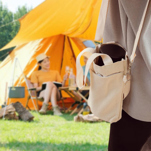 cyclopes Water Bottle Bag,Water Bottle Carrier Bag, Reusable Insulated Coffee Cup Carrier, Portable Drink Holder