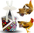 Revoloza 3rd-Upgrade Reusable 3D Chicken Diapers for Indoor Chickens Leak-Proof 3D Pouch with