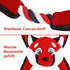 GAOMON Squeaky Dog Toys, Durable Plush Chew Toys in Fox Shape for Small and Medium Dogs