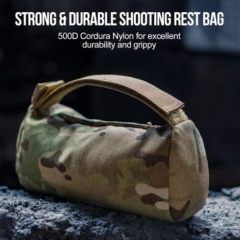 OneTigris Pre-Filled Shooting Rest Bag, Front & Rear Gun Support Bags, Sand Bags for Outdoor Shooting and Hunting