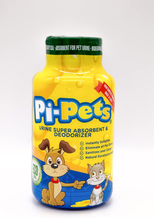 PI-Pets Urine Super Absorbent Solidifier & Deodorizer Powder, Portable Toilet Clean Waste Chemicals, Eco Friendly