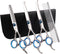 Professional Dog Grooming Scissors Kit, 5 in 1 with Safety Round Tips, 4CR Stainless Steel Pet Grooming Shears, Blue