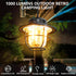 Rechargeable Camping Lantern, Portable Retro Light with 4 Waterproof Modes (1300-6500K) for Camping, Hiking, Emergency,