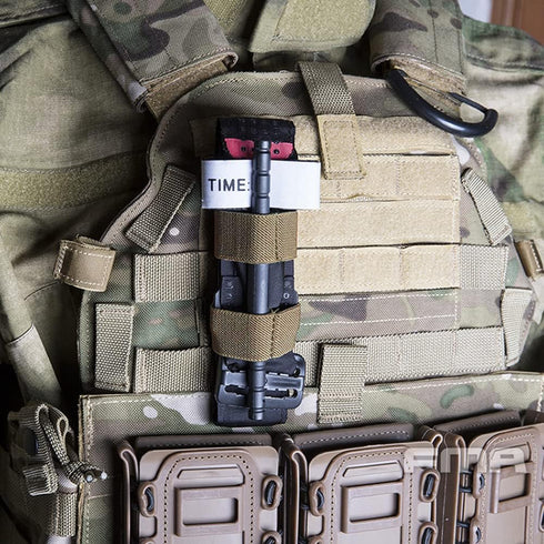 WYNEX Tactical Tourniquet Holder - MOLLE Compatible EMT Straps