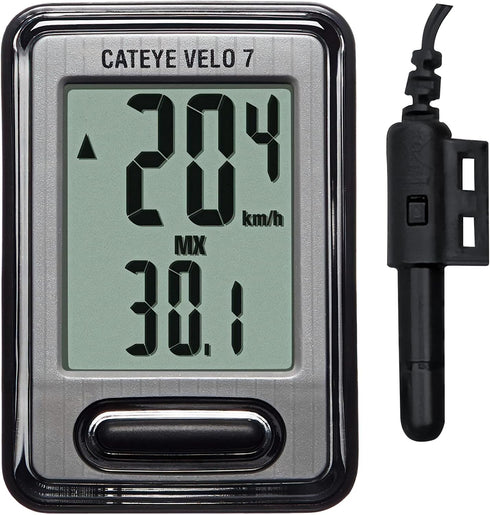 CATEYE Wired Bike Computer Entry-Level Speedometer and Odometer, Perfect for Beginner Cyclists,