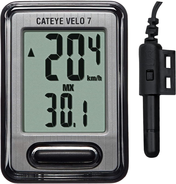 CATEYE Wired Bike Computer Entry-Level Speedometer and Odometer, Perfect for Beginner Cyclists,