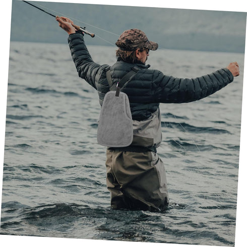 Fishing Towel with Clip, Non-Slip Wipe for Easy Fish Handling, Compact and Breathable for Outdoor Use