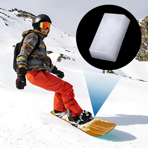 Snowboard and Ski Wax, 0.66 LB Universal Snow Block Wax for Ski and Snowboard Racing, Protecting Accessories