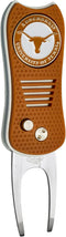 Team Golf NCAA Switchblade Divot Tool with Double-Sided Magnetic Ball Marker, Features Patented Single Prong Design, Causes Less Damage to Greens, Switchblade Mechanism