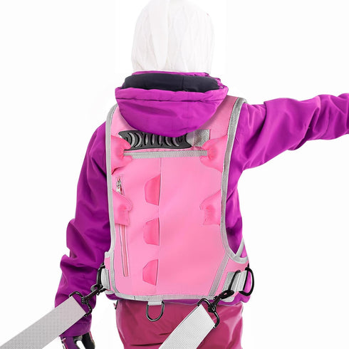 Hikeen Ski and Snowboard Harness Trainer for Kids with Dinosaur Shape Adjustable Leash Metal Buckle