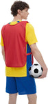 Scrimmage TopTie Training Vests Soccer Bibs Sports Pinnies for Adult/Young
