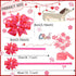 24pcs Valentine's Day Dog Collar Bow Ties Set, Adjustable Holiday Grooming Bow Ties for Small Dogs