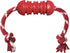 KONG Dental Chew Toy with Rope, Medium Dogs, Stuffable, Durable Natural Rubber, Cleans Teeth & Gums
