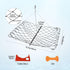 2-Pack 33ft Castable Crab Traps Foldable Crabbing Nets with Auto-Close Spring, Rope & Bait Clip for Blue Crabs
