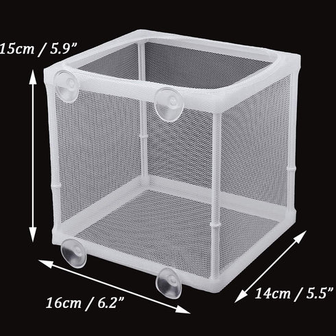 NGe Aquarium Fish Breeder Box - Small Fish Isolation Hatchery, Juvenile Spawning Incubator
