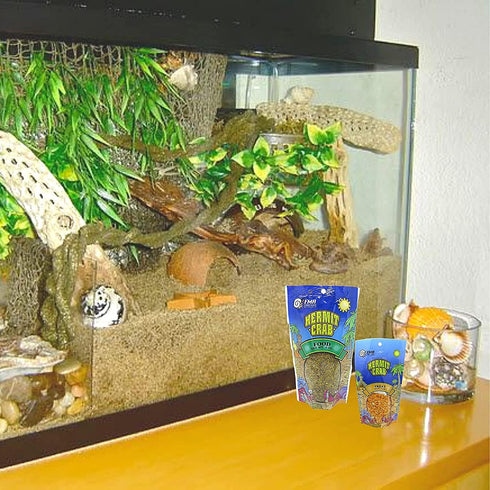 Pack 2 Needzo Hermit Crab Food and Treat Starter Kit Bundle All in One Natural Supplies and Habitat Necessities for Pet
