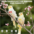 QBLEEV Bird Diapers, Reusable Cockatiel Flight Suit with Adjustable Straps, Parrot Pigeon Pants Urine Wet Leakproof