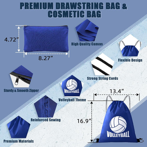 UMACWIN Volleyball Accessories Set for Women Girls Youth - Volleyball Knee Pads, Arm Sleeves, Sweatband, Scrunchie,