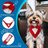 Dog Wedding Bandana, Adjustable Formal Tuxedo Collar with Bow for Small, Medium, and Large Dogs, Birthday Gifts (Large,
