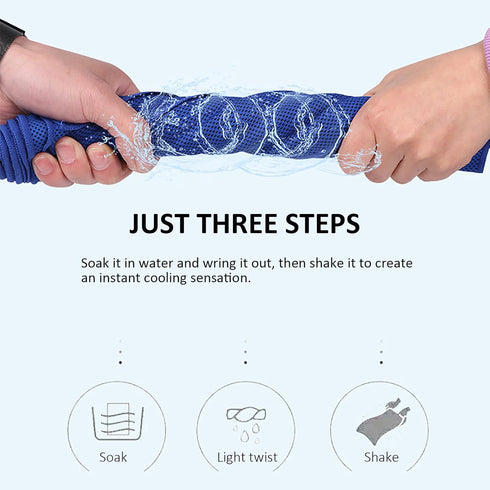 20 Pack Swimming Backpacking, Peicees Microfiber Neck Cooling Towels Sports Sweat Towels Sweat Headband for Travel