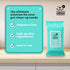 Wags & Wiggles 100 Count Hypoallergenic Dog Wipes for Sensitive Skin, Fragrance Free Waterless Cleansing Towelettes