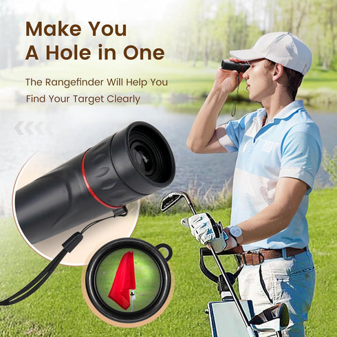 YOREPEK Golf Accessories Kit for Men, Leather Case Set with Balls, Tees, Divot Knife, Rangefinder