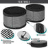 PetAmi Collapsible Dog Food Water Bowls - 2 Travel Bowls Kit, Portable No Spill, Foldable Lightweight BPA Free Leakproof