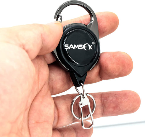 SAMSFX Fly Fishing Zinger Retractor for Anglers, 3pcs Tool Gear Assortment Combo