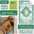 2 Pack 48"x32" Washable Pee Pads for Dogs Reusable Puppy Training Pads Super Absorbent Waterproof Dog Training Pads