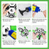 Dog Toys Soccer Ball with Straps - 7.6'' World Cup Interactive Tug of War Toy for Large Dogs, Outdoor Birthday Gift