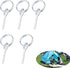 Tent Ring Replacement with Pins - 5pcs Ultra Light Galvanized Camping Repair Kit