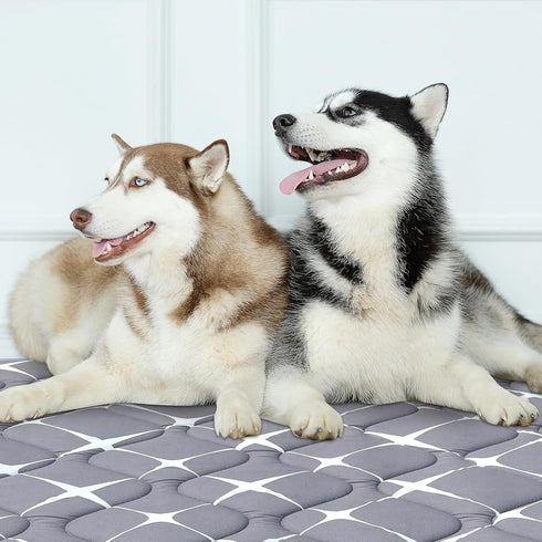 Dog Crate Mat, Ultra Soft Dog Bed Mat with Anti-Slip Bottom, Washable Kennel Pad for Large Medium Small Dogs