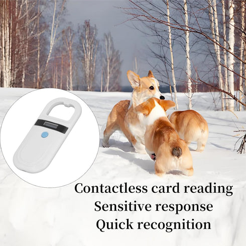 CYSFETENA 134.2kHz 128 Scanner,5V USB2.0 Dog Cat Microchip Reader, Groups of Data Storage Animal Chip Registration RFID