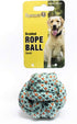 Roscoe's Pet Products Braided Rope Ball Toy for Dogs and Small Pets (Small, 2.25-inch)