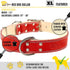 ADITYNA Heavy-Duty Premium Leather Dog Collar for Extra-Large Dogs - Padded Soft Genuine Leather