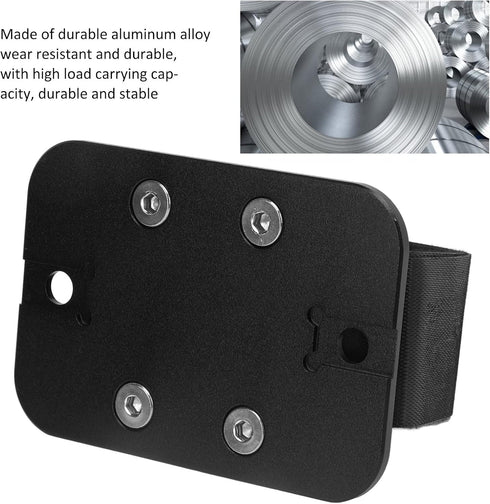 Yosoo Car Roof Bike Rear Wheel Bracket, Aluminum Alloy Wear Resistant Rooftop Mount Bicycle Holder, Rack Mount, Road Tire Holder Carrier Fits Mountain Bikes, Bicycles EBikes