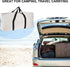 PATIKIL 26" Camp Chair Replacement Bag, Waterproof Oversize Storage Duffle Bag with Zipper for Travel Camping, White