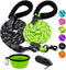 COOYOO 2 Pack Dog Leash, 2/5/6 FT Heavy Duty, Comfortable Padded Handle, Reflective for Medium Large Dogs with