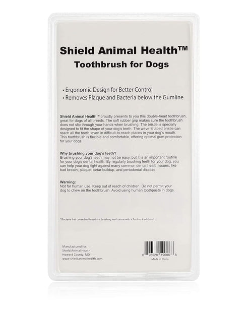 Antimicrobial Toothbrush for Dogs, Professional Dental Care, Ergonomic Design, Quality Guaranteed