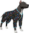LovinPet Full Body Suit for Large Dogs - Lightweight Stretchy Fabric, Jungle Friends Grey Print, Medium