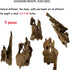 kathson 5 Pack Aquarium Driftwood, Natural Wood Assorted Branches, Fish Tank Decoration for Reptiles Habitat