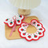 Litwlly Cat Collar Cute Strawberry Pattern Scarf Adjustable Kitten Bib Bow Tie Collars Pet Supplies for Christmas