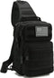 Tactical Sling Bag for men,Shoulder Backpack Molle Assault Range Bags Chest Pack