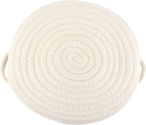 Midlee Small Dog Toy Rope Cotton Basket